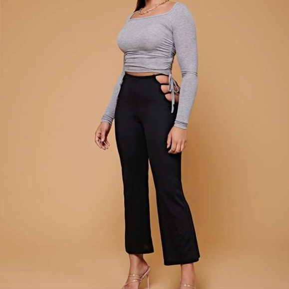 ❤️Ladder Waist Cut-Out Pants💎 - Picture 4 of 8